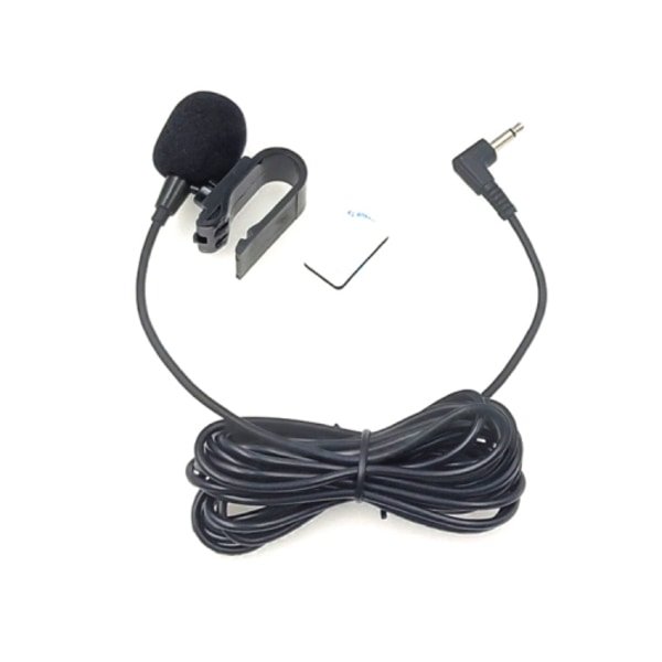 ZJ025MR Klistra-på Clip-on Lavalier Mono Mikrofon för Bil GPS / Bluetooth Aktiverad Audio DVD Extern Mikrofon