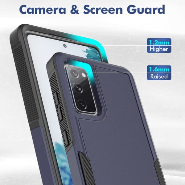 Samsung Galaxy S20 FE Skal 2 i 1 PC + TPU Mörkblå