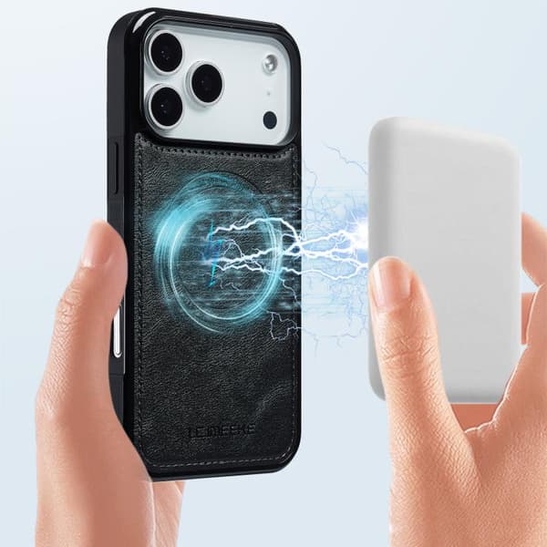 iPhone 18 Pro Max / iPhone 17 Pro Max Skal med MagSafe från LC.IMEEKE Svart
