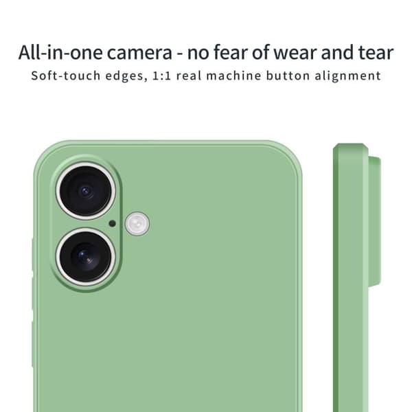iPhone 17 Skal - MOFI Caring Mjukskal av Flytande Silikon Blå