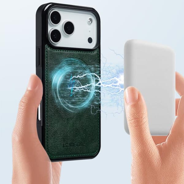 iPhone 18 Pro / iPhone 17 Pro Skal med MagSafe från LC.IMEEKE Grön