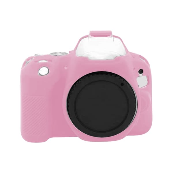 Mjukt silikonfodral för Canon EOS 200D / EOS 200D Mark II Rosa