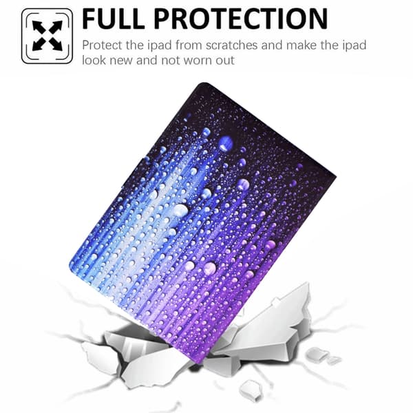 Samsung Galaxy Tab A 8.0 (2015) TPU Läderfodral Vattendroppar
