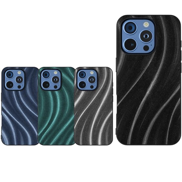 iPhone 16 Pro Max Skal med Galaktiskt Mönster - Skyddande Mobilskal för iPhone 16 Pro Max Grå