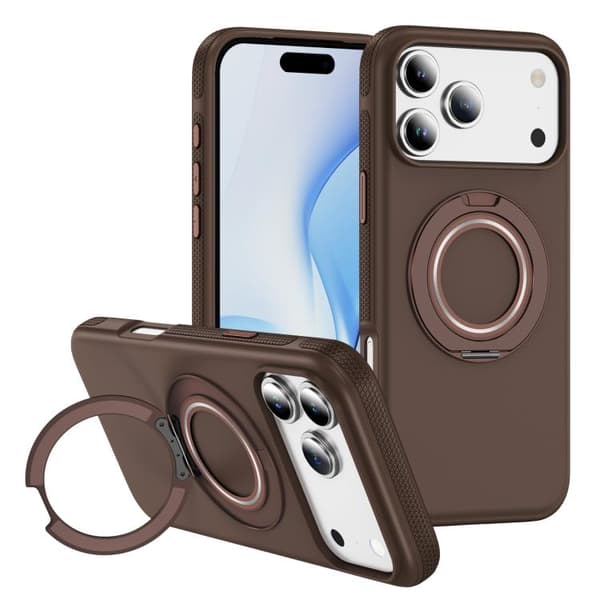 iPhone 18 Pro / iPhone 17 Pro Skal med C MagSafe Gear Holder Kaffe