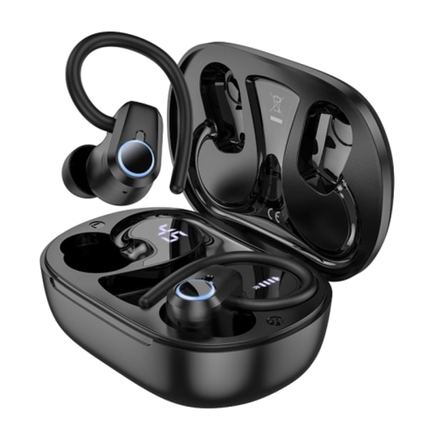 hoco EQ8 Pure Öronmonterade True Wireless Bluetooth-hörlurar Svart
