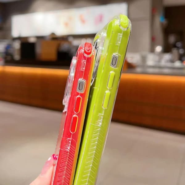 iPhone 16 Pro Max Skal 3 1 Solid Färg Transparent Ram PC + TPU Rosa