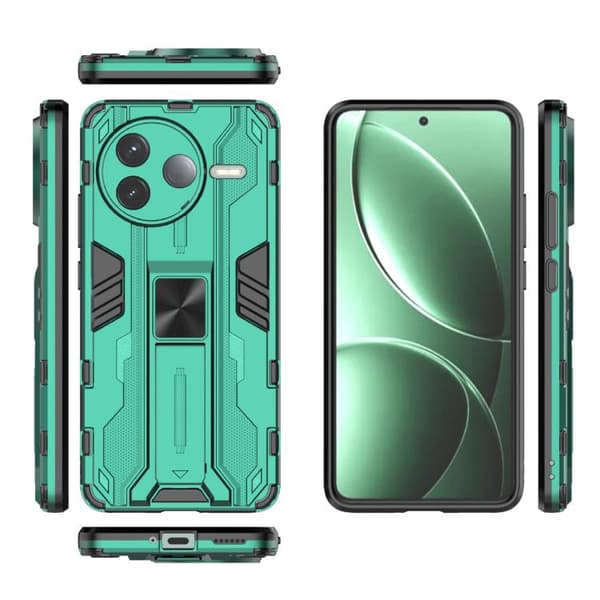 Redmi K80 Supersonic - PC + TPU Mobilskal Grön