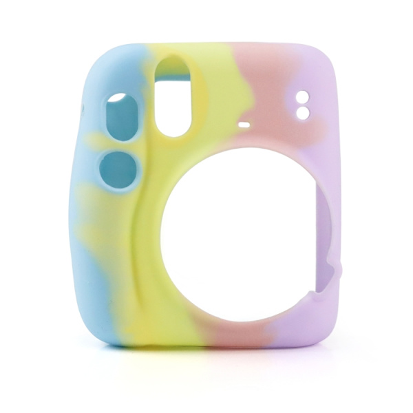 Rainbow Mjukt Silikon Skyddande Fodral för Fujifilm Instax mini 11 Baby blå