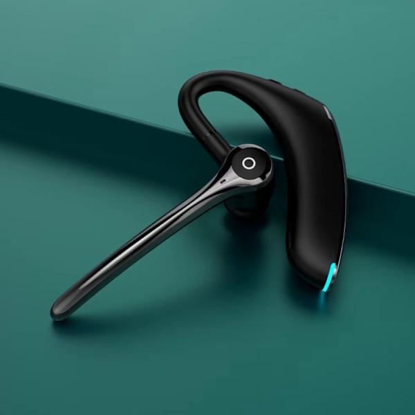 F910 Bluetooth 5.0 Hängande Öronstil Dubbel Mikrofon Brusreducerande Bluetooth Hörlurar Svart