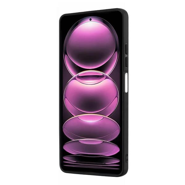 Redmi Note 14 4G EU-version TPU-fodral med matt ringhållare - Silver