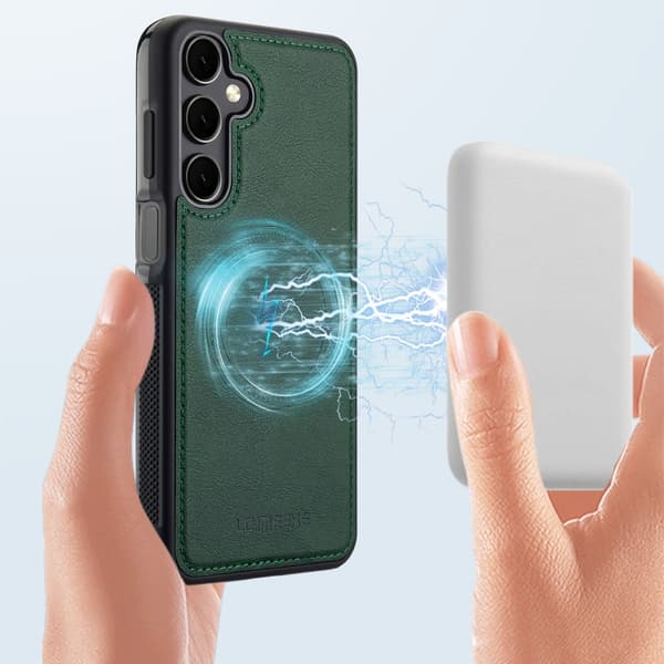 Samsung Galaxy S24+ 5G Skal LC.IMEEKE Magsafe Grön