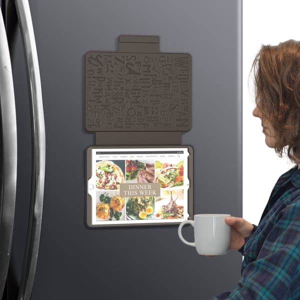 Samsung Galaxy Tab A9 / A11 Magnetiskt läderfodral Brun