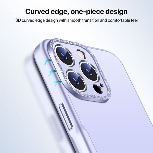 iPhone 16 Pro Blade Slim AG Matt Stöttålig Skal Titangrå