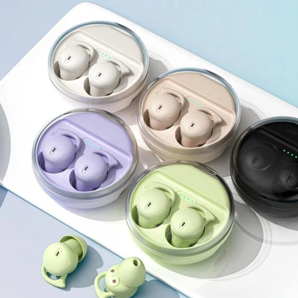 Q26 Bluetooth 5.3 Mini trådlösa Bluetooth-hörlurar för sömn, osynliga, bekväma brusreducerande hörlurar Hudfärg