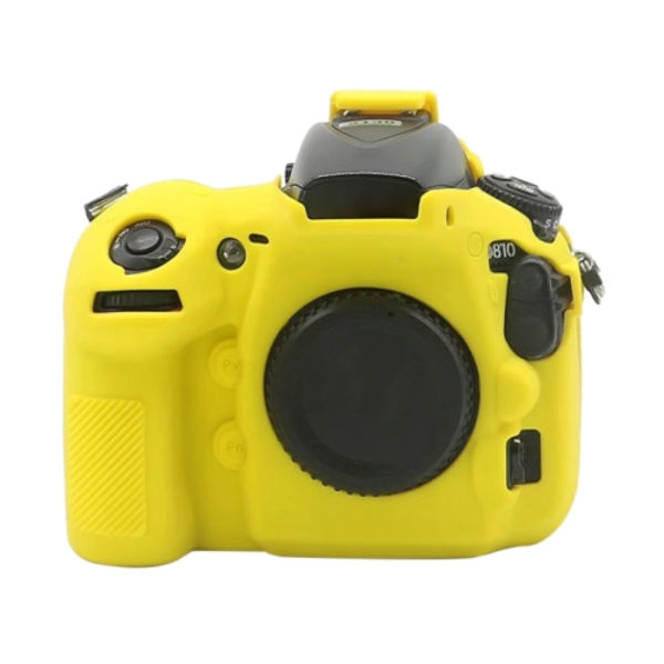 Mjukt silikonfodral för Nikon D810 Gul