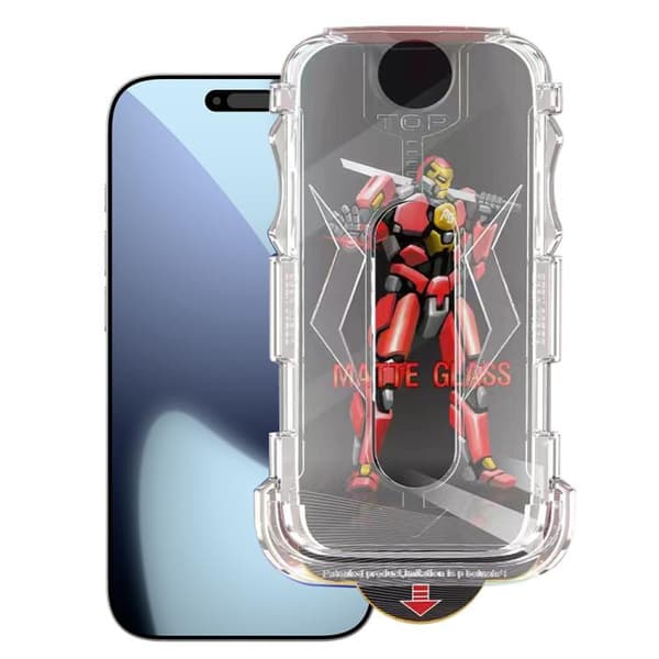 iPhone 18 Pro / iPhone 17 Pro - Lättinstallerad Matt Armor Härdat Glasfilm