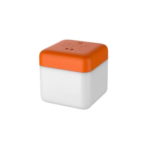 Kvadratisk Flip Polyhedral Timing Nattlampa (Orange)