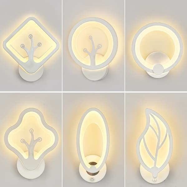 3066 LED-vägglampa för inomhusbruk, vardagsrum, korridor, sovrum, varmt ljus