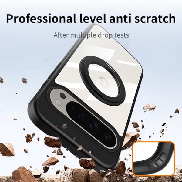 för Pixel 9a Skal med Gear 360 Rotation Holder och MagSafe