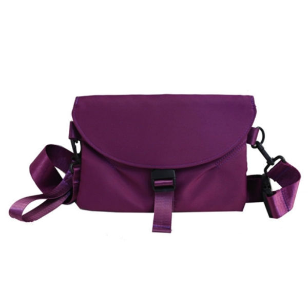 Arbetskläder Crossbody Bag Enkelt Axel Casual Liten Väska Lila