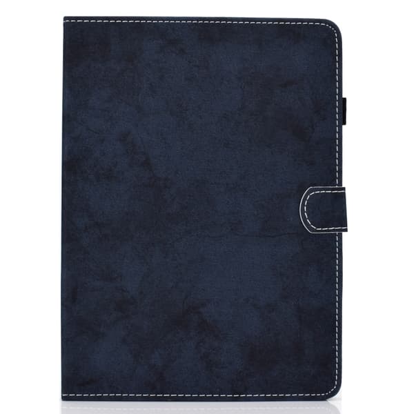 Samsung Galaxy Tab A9 / A11 Marble Style Smart Leather Case Mörkblå