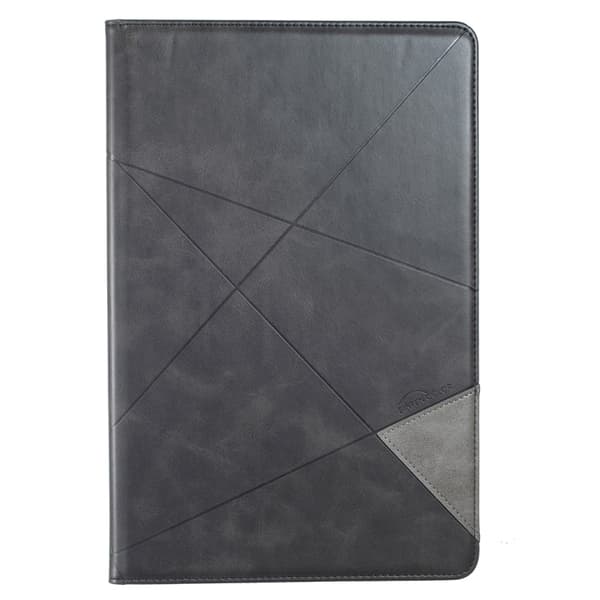 Samsung Galaxy Tab S7 FE/S7+/S8+ Prismatisk läderfodral Svart