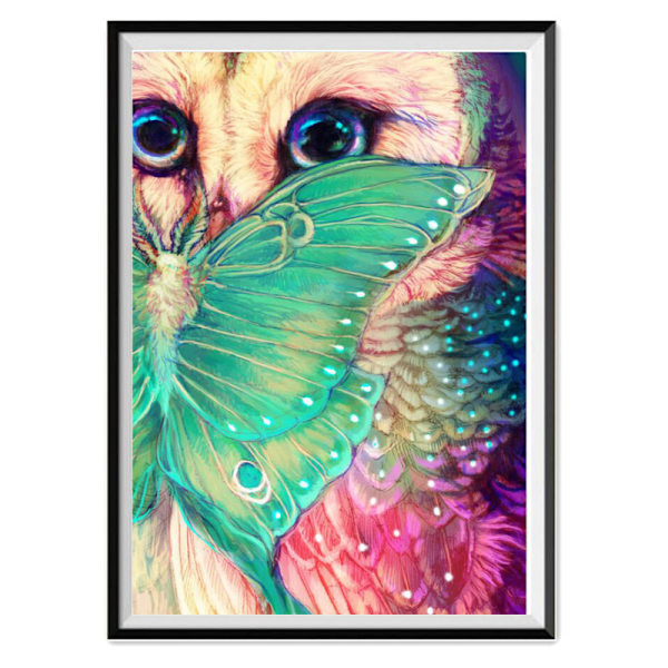 5D DIY Diamond painting - Uggla