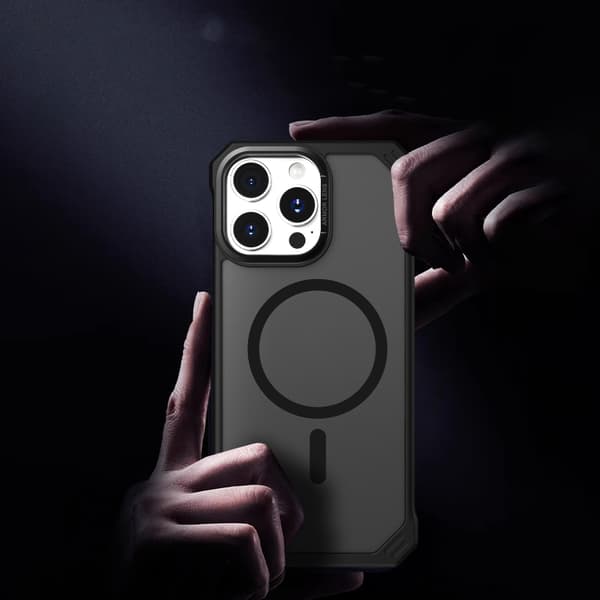 iPhone 16 Pro Max Starshield Frameless MagSafe Skal - Skyddande och Stilren Design Grå