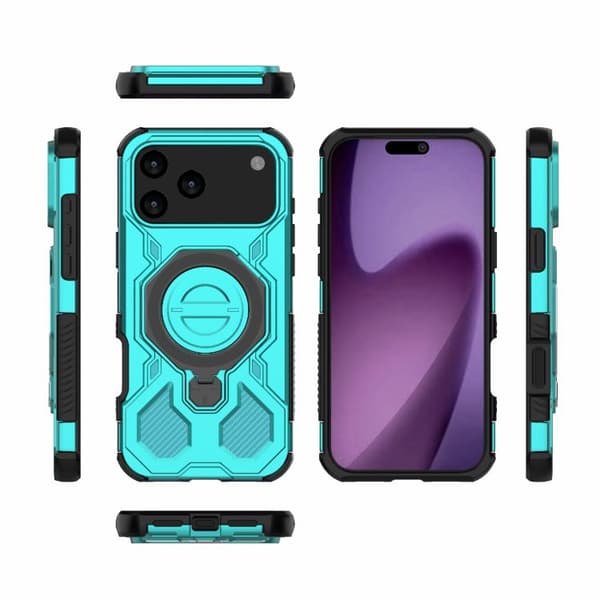 iPhone 18 Pro / iPhone 17 Pro Skal - Solid Färg med MagSafe Magnetisk TPU+PC Blå sjön