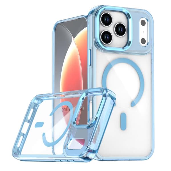 iPhone 17 Pro MagSafe Magnetisk Klar Skal Blå