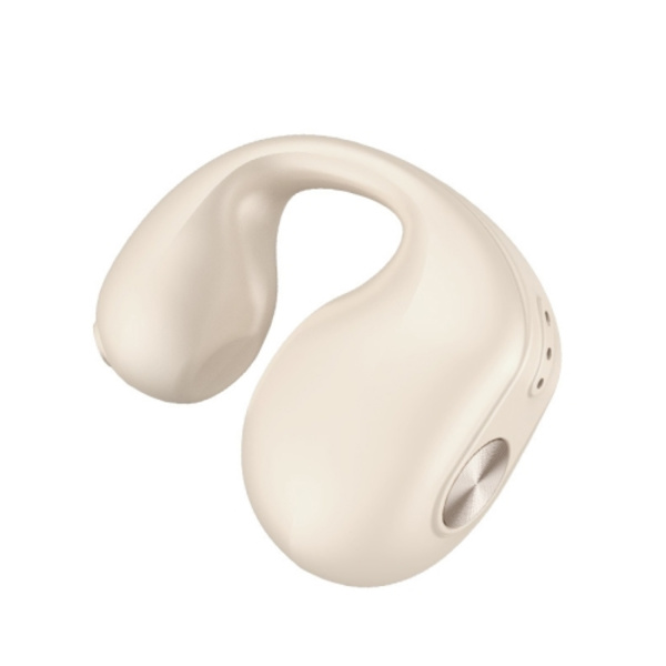 Enkel öronbenledning Bluetooth-hörlur In-Ear Wearable Running Sports Mini Hudfärg