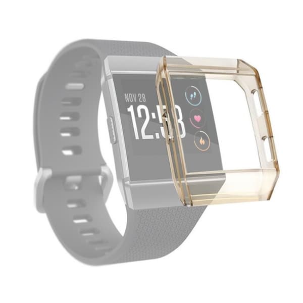 För Fitbit Ionic Full Coverage TPU Watch Case Transparent Black