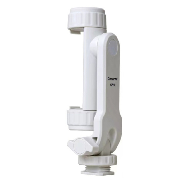 Cimapro Swivel Cold Boot Kamera Telefonfäste Extern Stativ Vit