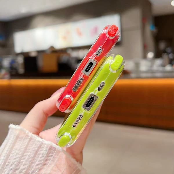 iPhone 16 Pro Max Skal 3 1 Solid Färg Transparent Ram PC + TPU Grön
