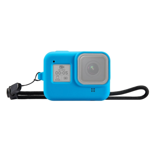 Silikonfodral med handledsrem för GoPro HERO8 Black Blå