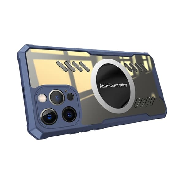 iPhone 16 Pro Max Gaming Skal med Kylsystem Blå