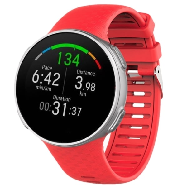 För Polar Vantage V Silikon Smart Watch Watch Band Red