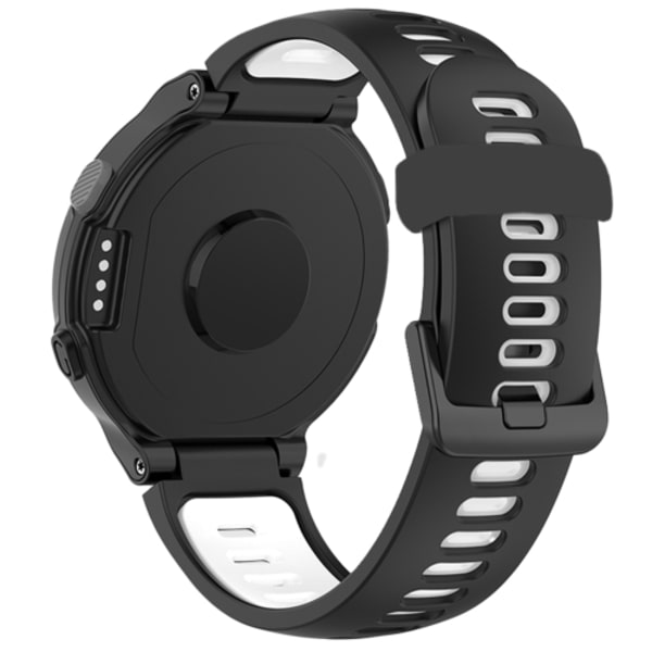 För Garmin Forerunner 220/230/235/620/630/735XT Tvåfärgat watch Black-White