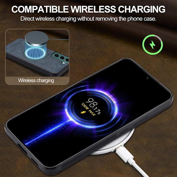 Samsung Galaxy S21+ 5G Skal LC.IMEEKE Magsafe Blå