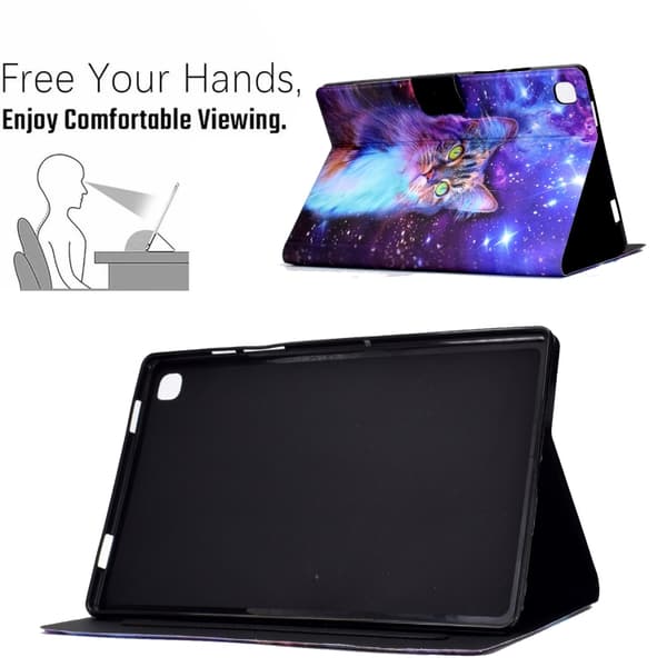 Samsung Galaxy Tab S6 Lite TPU Läderfodral Stjärnkatten