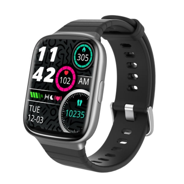 CS169 1,69 tums IPS-skärm 5ATM Vattentät Sport Smart Watch Svart