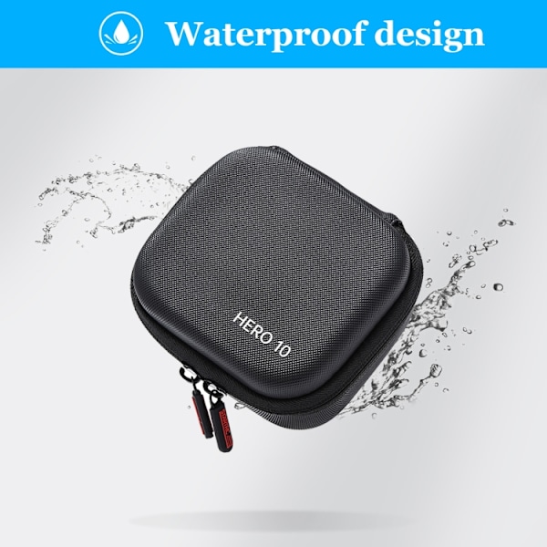 STARTRC Diamond Texture PU Läderförvaringsväska för GoPro HERO10 Black