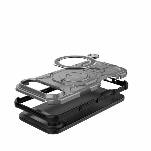 iPhone 17 Air Skal - Solid Färg med MagSafe Magnetisk TPU+PC Grå
