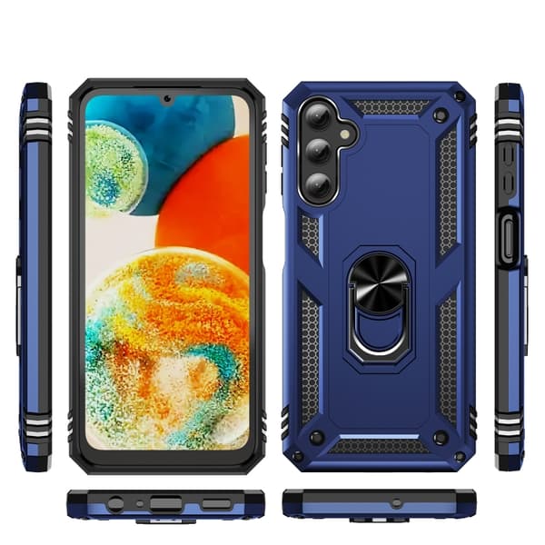 Samsung Galaxy A24 Skal, Stöttålig TPU + PC Blå
