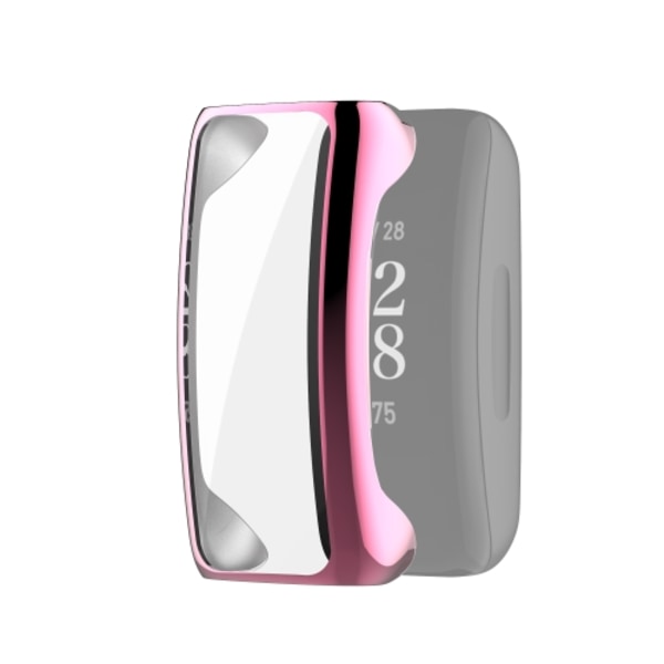 För Fitbit Inspire 2 Full Coverage PC - case Pink