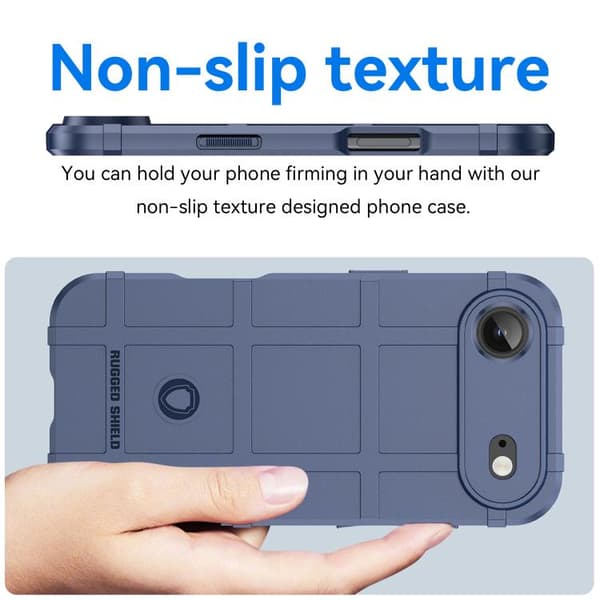 iPhone 17 Air Skal med Full Coverage och Stötabsorberande TPU Blå