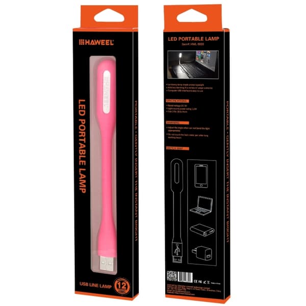 HAWEEL Mini Bärbar USB LED-lampa
