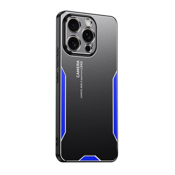 iPhone 18 Pro Max / iPhone 17 Pro Max Skal - Blade Series TPU Hybrid Metall Blå