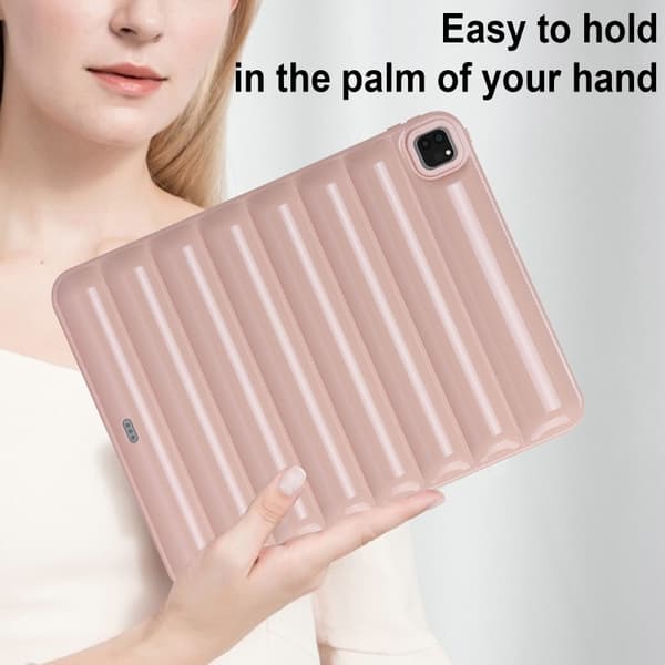 iPad Pro 12.9 2022 / 2021 Eiderdown Kudde Stötsäker Skal Rosa